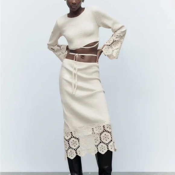 ZARA BLOGGER FAV Ribbed Crochet Set - Picture 7 of 16